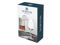 Kit Vinho Tinto Argentino Reserva Norton Malbec 750ml +Taça de Cristal - 0