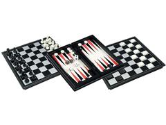 Set de juegos magnetico 3 en 1 (Ajedrez, Damas y Backgammon) - 2