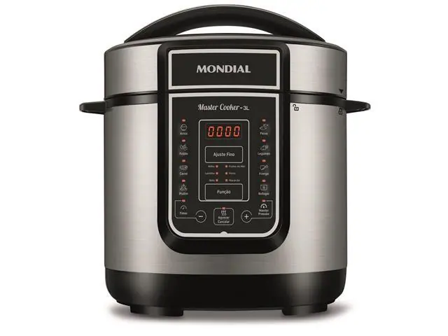 Panela de Pressão Elétrica Digital Mondial Master Cooker 3 Litros 220V