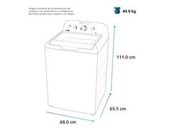 Lavadora Automática 19 Kg Blanca Mabe - LMA79113VBAB0 - 3