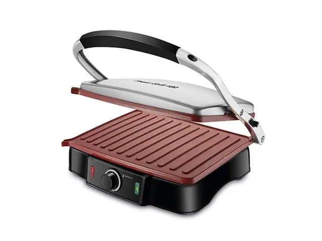 Grill Press Elétrico Mondial PG-02 Red Ceramic 220V