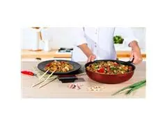 Frigideira Wok Antiaderente Multifuncional Rochedo Limpa Facil 28cm - 3