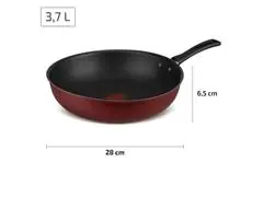 Frigideira Wok Antiaderente Multifuncional Rochedo Limpa Facil 28cm - 4