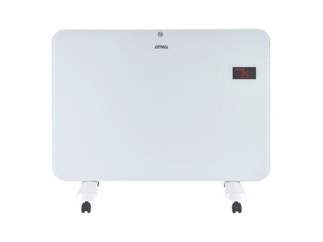 Panel Calefactor Digital Atma de Vidrio 1500w Blanco ATVC1522P