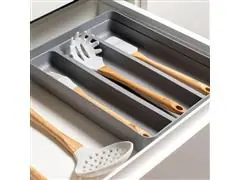 Organizador de Utensílios OU Logic 35 x 27 x 5,5 cm Chumbo - 2