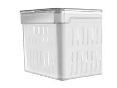 Organizador de Geladeira OU com Cesto Clear Fresh 30x15x13cm Natural - 2