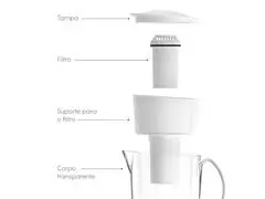 Jarra Purificadora de Água OU Clear Fresh 1 Litro - 4