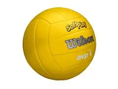 Bola de Volei Wilson AVP Soft Play Amarelo - 3