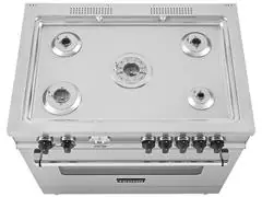 Fogão Master Bertazzoni 60cm 4 queimadores Inox forno elétrico 220V - 9