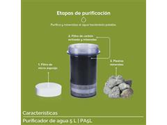 Purificador de agua y dispensador 5L