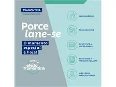 Kit Prato Sobremesa Tramontina Street em Porcelana 21 cm 06 Peças - 3