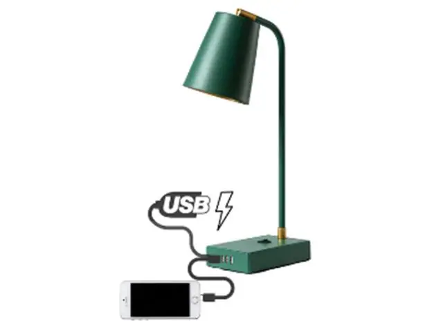 Luminária de mesa Ocanova USB A TUTTO Cor Azul