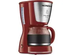 Cafeteira Elétrica Dolce Arome Mondial Vermelho/Inox 800W 220V - 0