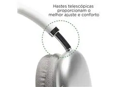 Headset Bluetooth 5.1 ELG com Microfone Entrada Micro USB + Áudio P2 - 2