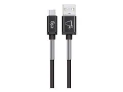 Cabo Carregador USB Tipo-C 1 Metro ELG SPC10BK Preto