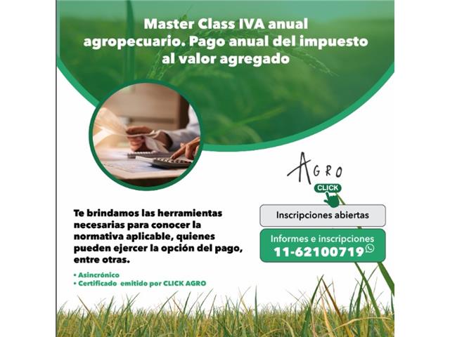 Master Class- IVA anual