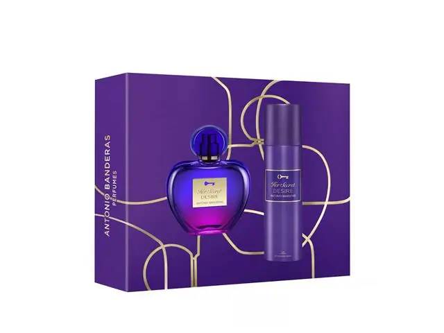 Kit Perfume Banderas Her Secret Desire EDT 80ML + Desodorante 150ML