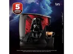 Cafeteira Espresso Automática Três Corações Touch Preta Star Wars - 5