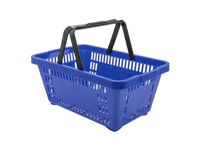 Cesta De Compras  Plastica 16 lt Az Lisa  d-100