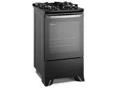 Fogão 4 bocas Electrolux FE4GP Efficient e Mesa de Vidro Preto Bivolt - 1