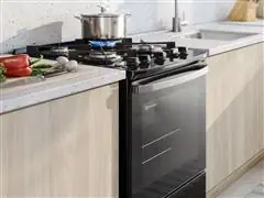 Fogão 4 bocas Electrolux FE4GP Efficient e Mesa de Vidro Preto Bivolt - 5