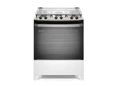 Fogão 5 bocas Electrolux FE5IB Efficient com Mesa Inox Branco Bivolt