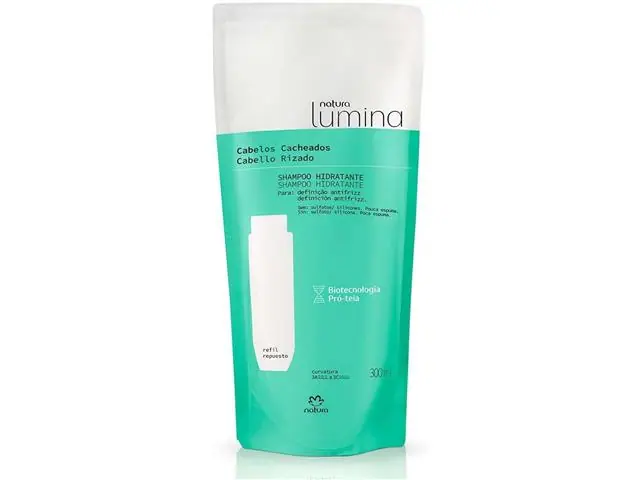 Refil Shampoo Cabelos Cacheados Natura Lumina 300ml