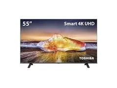 Smart TV 55" Toshiba 4K VIDAA Dolby Audio Wifi Comando de Voz TB023M - 0