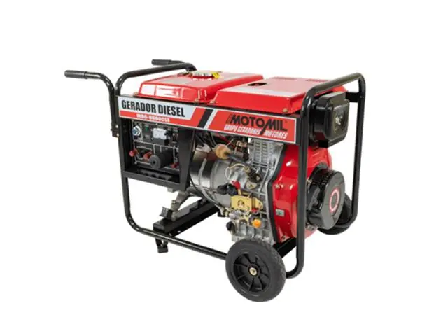 Gerador à Diesel Motomil 6000W MDG-8000CLE-1 Monofásico 115v/230v