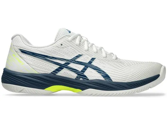 Tênis Asics Gel-Game 9 White/Mako Blue Masc