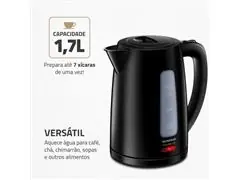 Chaleira Elétrica Pratic Hot 17L Mondial Preto - CE-17 - 1