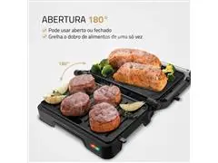 Grill Master Press Duo 180 Mondial Preto/Inox - PG-01-180 1000W - 1