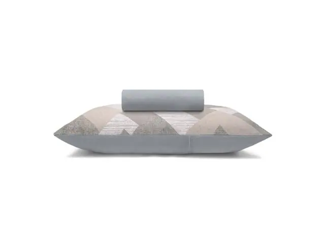 Jogo de Cama Buettner BasicSimples Germano Cinza Solteiro King 2 Peças