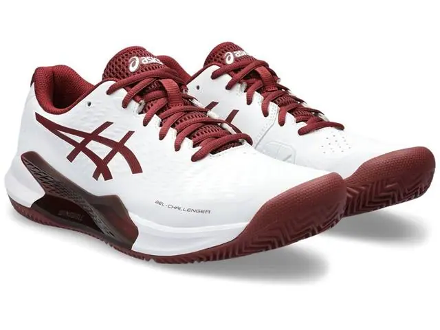 Tênis Asics Gel-Challenger 14 Clay White/Antique Red Masc