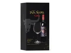 Kit Vinho Tinto Espanhol Pata Negra Toro 750ML com Taça de Cristal