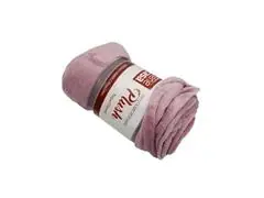 Manta de Microfibra Flannel Plush Casal 1,80 x 2,20 Rosa Claro