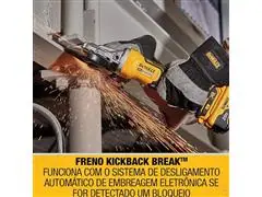 Esmerilhadeira Bateria DeWalt DCG413P2 20V Bivolt - 3