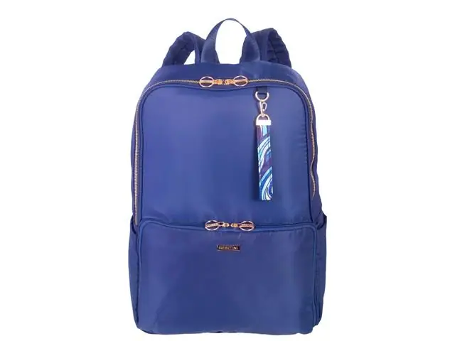 Mochila Grande Laptop Executiva Sestini Scarf II Azul