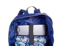 Mochila Grande Laptop Executiva Sestini Scarf II Azul - 6