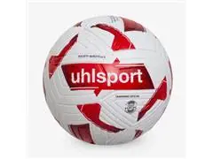 Bola de Futebol Society Uhlsport Aerotrack Branco e Vermelho