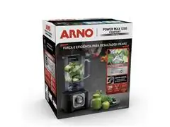 Liquidificador Arno Power Max 1200W Limpa Fácil Comfort Preto - 5