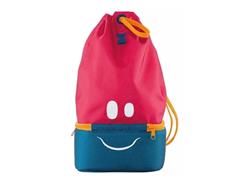 Vianda Lunch Bag Picnik Kids Maped Bolsa de Tela rosa - 0