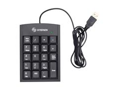 TECLADO NUMERICO USB EXTRA PLANO NEGRO - 1