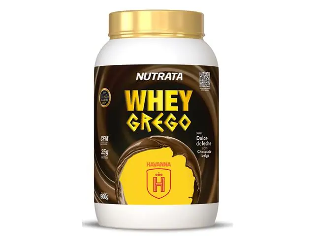 Whey Grego Doce de Leite com Chocolate Belga Havanna 900g