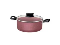 Jogo de Panelas Tramontina Linz em Aluminio Starflon Max Rosa 04 Peças - 2