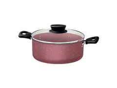 Jogo de Panelas Tramontina em Alumínio Starflon Max Rosa 07 Peças - 7