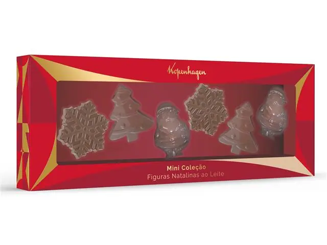 Chocolate Kopenhagen Mini Coleção Figuras Natalinas ao Leite 60G