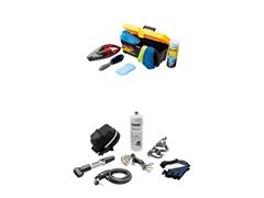 Kit Limpieza De Vehículos 8 Pzc Tramontina + Kit Ciclista Tramontina 7