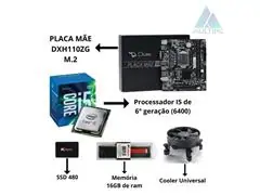 Computador MultiPc Core i5 6ª Gen 16GB RAM SSD 480GB Windows 10 Pro - 2