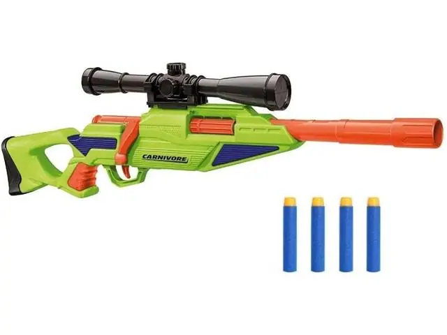 Brinquedo X-Target Carnivore com 4 Dardos Multikids BR2029